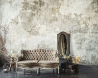 Fototapete Walls by Patel 4 m x 2,7 m Betonoptik Grau Beige  Raum 3