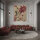Fototapete Walls by Patel 4 m x 2,7 m Blumen Beige Rot  Raum 4