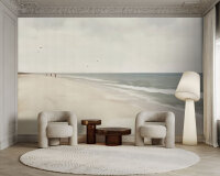 Fototapete Walls by Patel 4 m x 2,7 m Strand Beige Blau...