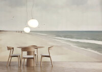 Fototapete Walls by Patel 4 m x 2,7 m Strand Beige Blau  Raum 4