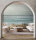 Fototapete Walls by Patel 4 m x 2,7 m Meer Blau   Raum 2