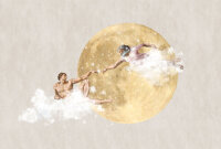 Fototapete Walls by Patel 4 m x 2,7 m Personen Gold Creme...