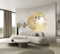 Fototapete Walls by Patel 4 m x 2,7 m Personen Gold Creme...