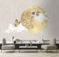 Fototapete Walls by Patel 4 m x 2,7 m Personen Gold Creme  Raum 3