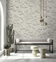 Fototapete Walls by Patel 4 m x 2,7 m 3D Beige   Raum 2