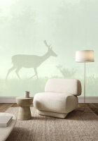 Fototapete Walls by Patel 4 m x 2,7 m Hirsch Grün   Raum 3