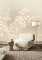 Fototapete Walls by Patel 4 m x 2,7 m Blüten Beige...