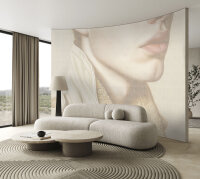 Fototapete Walls by Patel 4 m x 2,7 m Porträt Beige   Raum 3