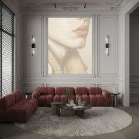 Fototapete Walls by Patel 4 m x 2,7 m Porträt Beige   Raum 4