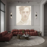 Fototapete Walls by Patel 4 m x 2,7 m Porträt Beige   Raum 4