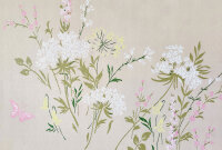 Fototapete Walls by Patel 4 m x 2,7 m Blumen Beige...