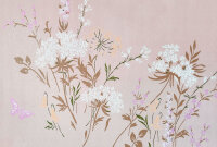 Fototapete Walls by Patel 4 m x 2,7 m Blumen Rosa Braun...