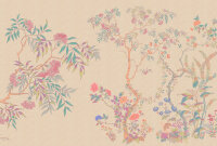 Fototapete Walls by Patel 4 m x 2,7 m Bäume Beige...