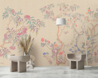 Fototapete Walls by Patel 4 m x 2,7 m Bäume Beige...