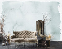Fototapete Walls by Patel 4 m x 2,7 m Aquarell Hellblau   Raum 4