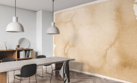 Fototapete Walls by Patel 4 m x 2,7 m Aquarell Orange   Raum 4