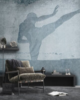 Fototapete Walls by Patel 4 m x 2,7 m Sport Blau   Raum 2