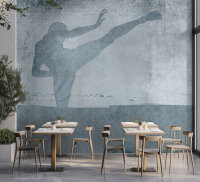 Fototapete Walls by Patel 4 m x 2,7 m Sport Blau   Raum 3