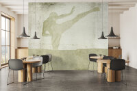 Fototapete Walls by Patel 4 m x 2,7 m Sport Grün   Raum 3