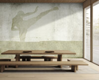 Fototapete Walls by Patel 4 m x 2,7 m Sport Grün   Raum 4