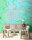 Fototapete Walls by Patel 4 m x 2,7 m Abstrakt Türkis Grau  Raum 3