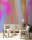 Fototapete Walls by Patel 4 m x 2,7 m Abstrakt Pink Braun Grau Raum 4