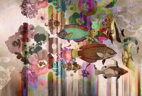 Fototapete Walls by Patel 4 m x 2,7 m Fische Rosa...