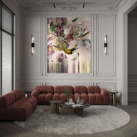 Fototapete Walls by Patel 4 m x 2,7 m Kolibris Rosa...