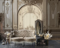 Fototapete Walls by Patel 4 m x 2,7 m Vintage Beige Braun  Raum 4