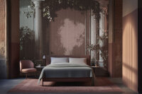 Fototapete Walls by Patel 4 m x 2,7 m Säulen Braun Rosa  Raum 3