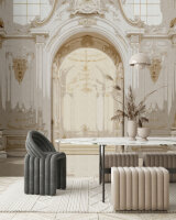 Fototapete Walls by Patel 4 m x 2,7 m Rundbogen Creme...