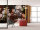 Fototapete Walls by Patel 4 m x 2,7 m Palmen Dunkelrot Orange  Raum 2