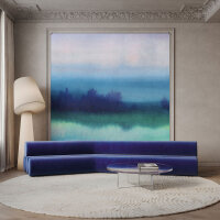 Fototapete Walls by Patel 4 m x 2,7 m Landschaft Blau Grün  Raum 4