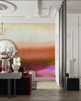 Fototapete Walls by Patel 4 m x 2,7 m Landschaft Rot Pink...
