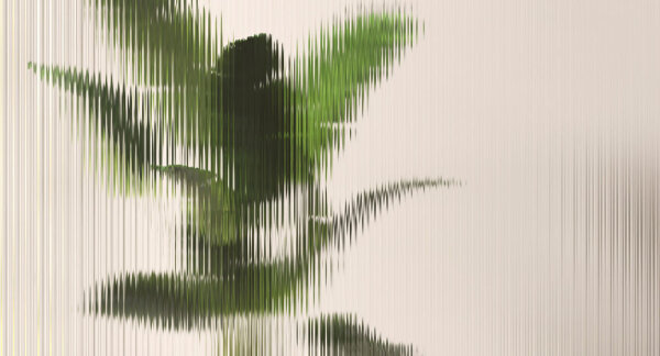 Fototapete Walls by Patel 4 m x 2,7 m Blätter Grün Beige  Raum 1