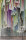 Fototapete Walls by Patel 4 m x 2,7 m 3D Grün Grau Rosa Raum 2