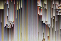 Fototapete Walls by Patel 4 m x 2,7 m 3D Grau Lila  Raum 1