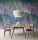 Fototapete Walls by Patel 4 m x 2,7 m 3D Blau Lila  Raum 3