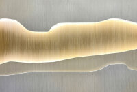 Fototapete Walls by Patel 4 m x 2,7 m Abstrakt Gold Grau...