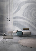 Fototapete Walls by Patel 4 m x 2,7 m Abstrakt Blau Grau...