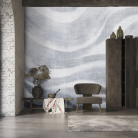 Fototapete Walls by Patel 4 m x 2,7 m Abstrakt Blau Grau  Raum 3