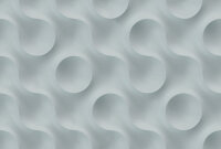 Fototapete Walls by Patel 4 m x 2,7 m Kreise Hellblau...