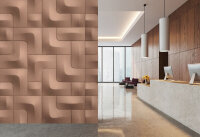 Fototapete Walls by Patel 4 m x 2,7 m 3D Kupfer   Raum 4