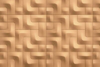 Fototapete Walls by Patel 4 m x 2,7 m 3D Gold   Raum 1