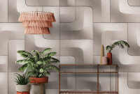 Fototapete Walls by Patel 4 m x 2,7 m 3D Grau   Raum 4
