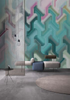 Fototapete Walls by Patel 4 m x 2,7 m 3D Türkis...