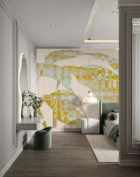 Fototapete Walls by Patel 4 m x 2,7 m Blätter Orange...