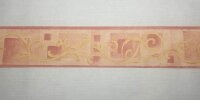 Bordüre Floral Ranken Italien 10 Meter  orange lachs