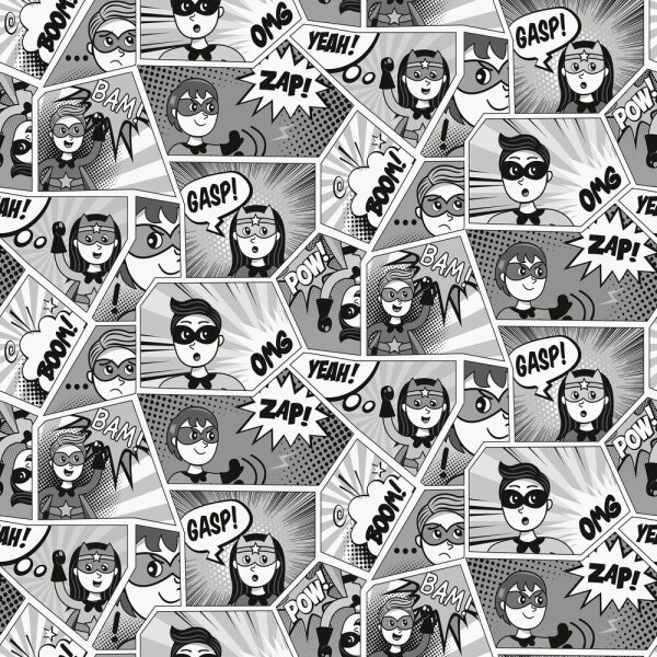 Kids and Teens Tapeten Comic