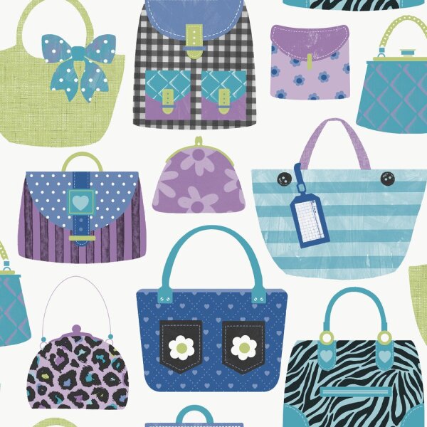 Kids and Teens Tapeten Handtaschen